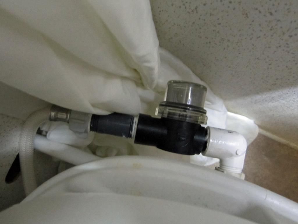 Meryl and Me Hit the Road Adding a FIlter to the Toilet Water Line